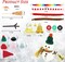 12 Pack Christmas Snowman Crafts for Kids Modeling Clay Snowman DIY Kit Christmas Decoration Air Dry Modeling Clay for Winter Party DIY Gift for Kid